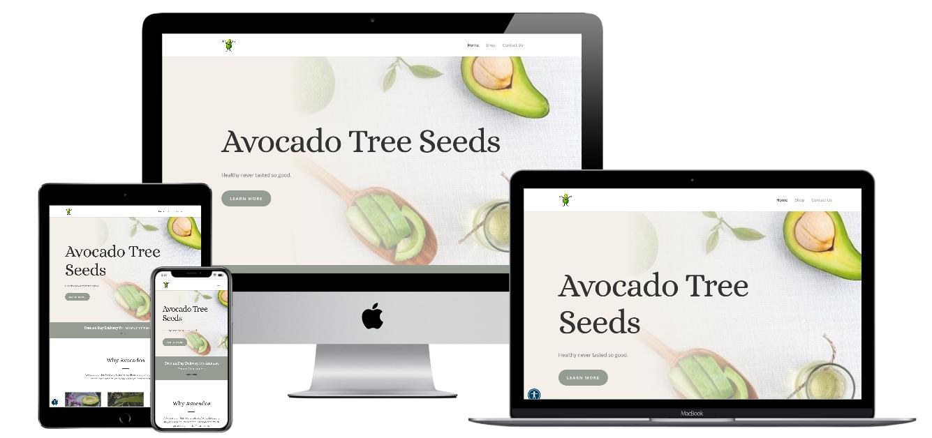 Avocado Tree Seeds Mockup